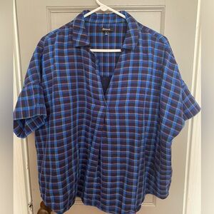 Madewell Pullover Plaid Shirt